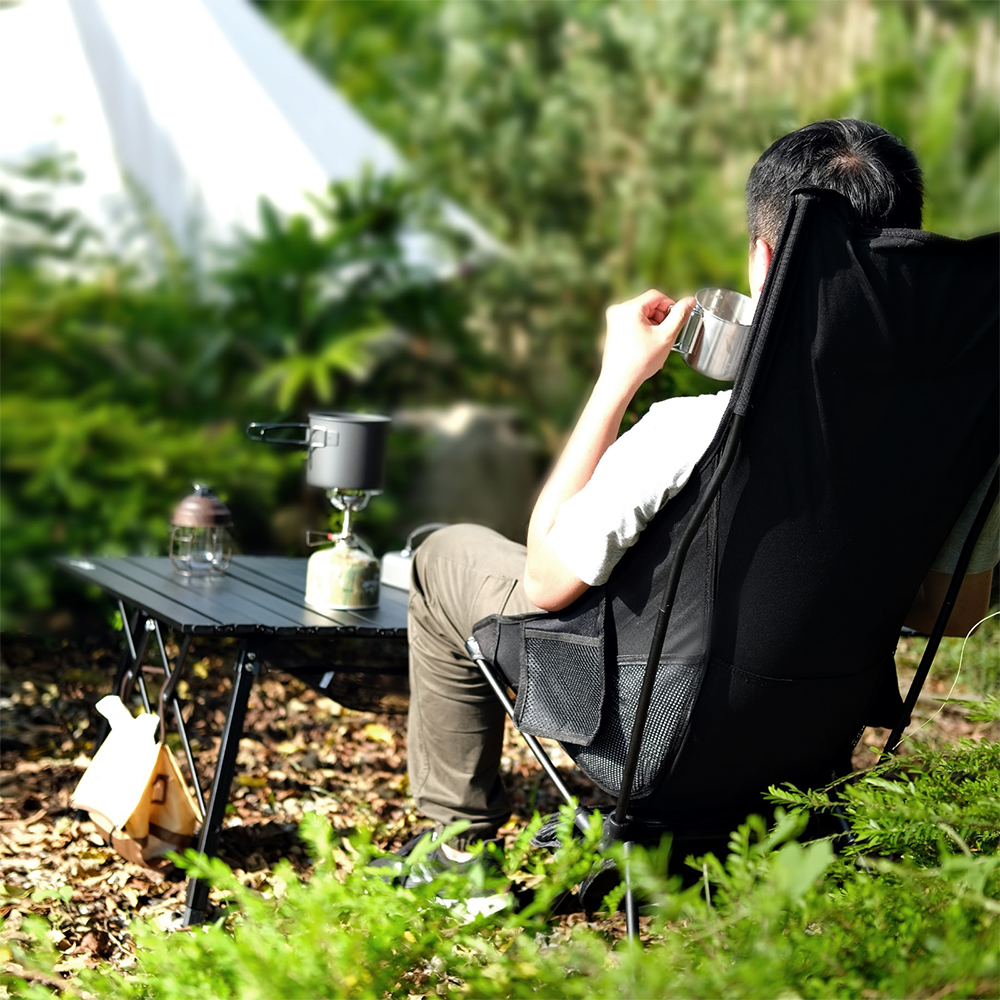 3D Aluminium High Back Folding Chair Max 100Kg's