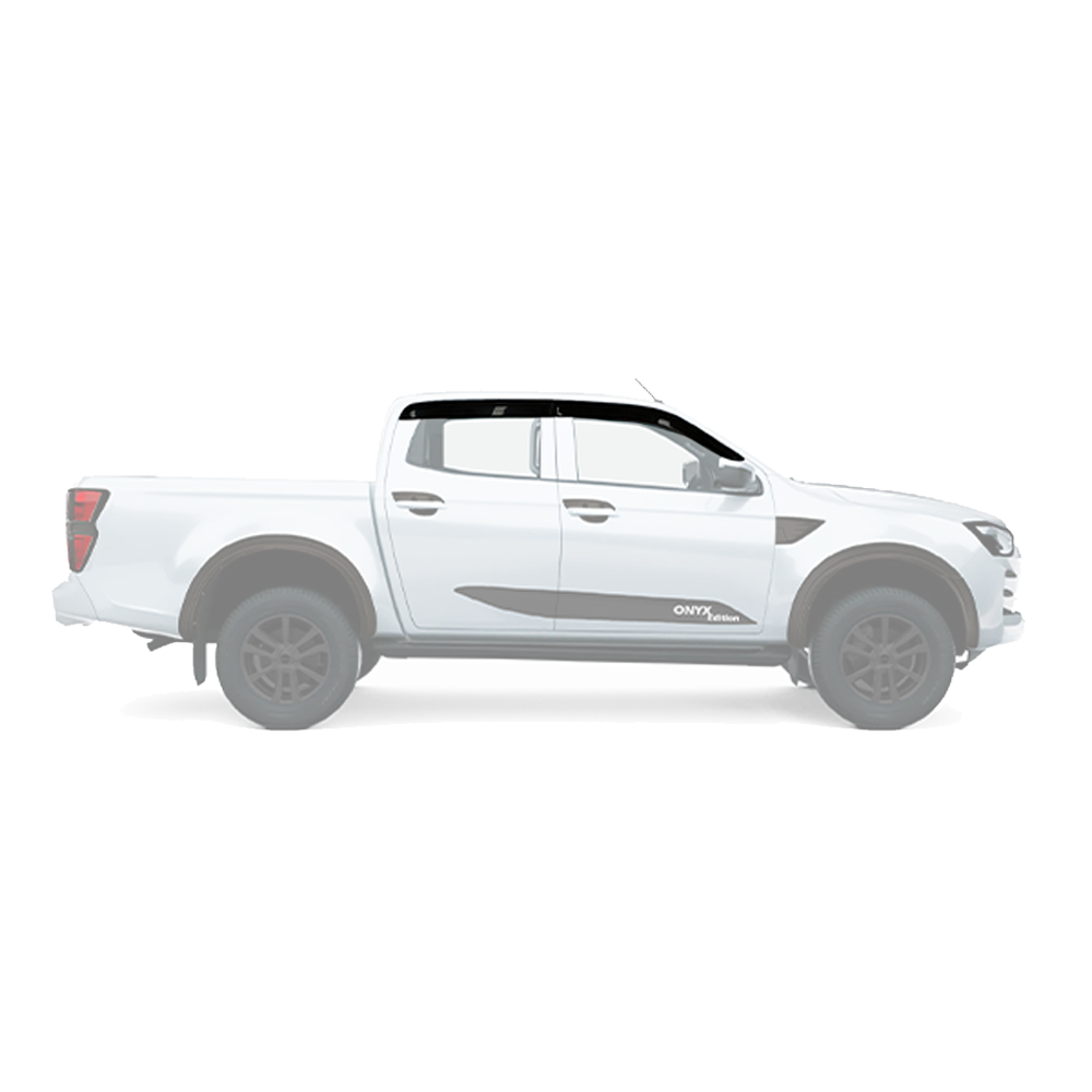 Isuzu DMAX 2022+ Weather Guards D/C No Logo