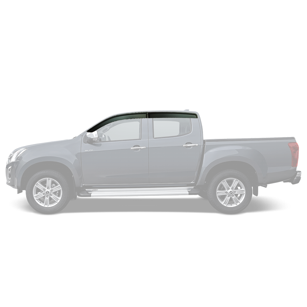 Isuzu DMAX 2012-2022 D/C Weather Guards M/B