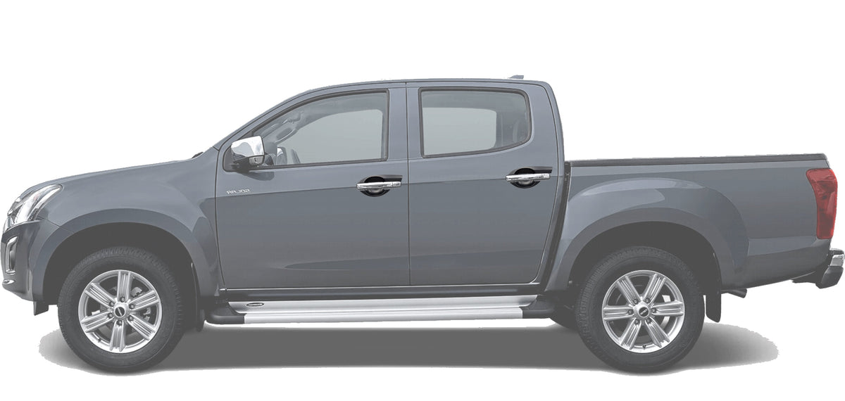 Isuzu DMAX 16+ Door Handle Cups Black