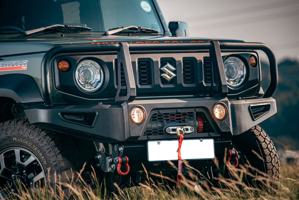 Des Sol Suzuki Jimny Gen 4 (2018-Present) Hoop Style Bumper Combo