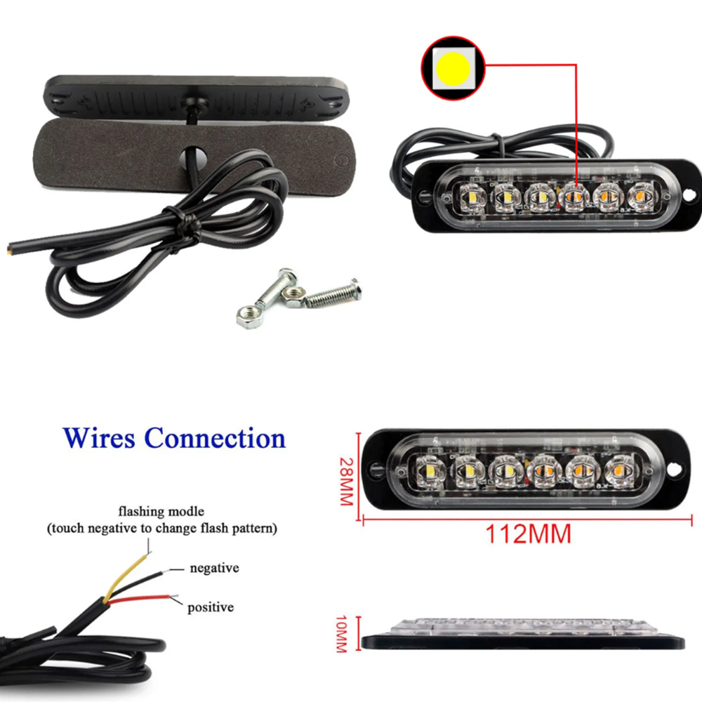 Emergency Response unt LED Red per light