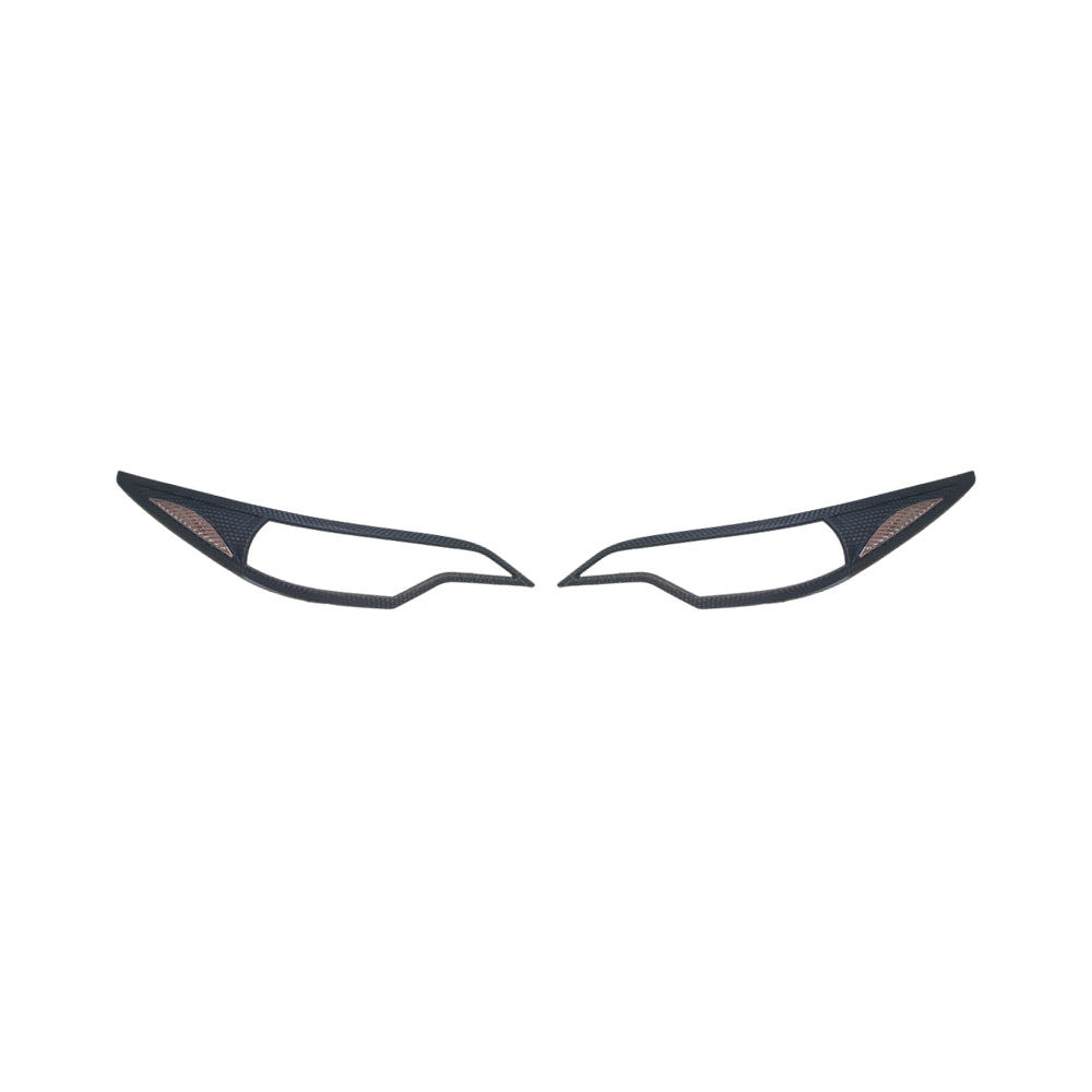 Toyota Fortuner 16-20 Head Light Cover 3D blk 2.4