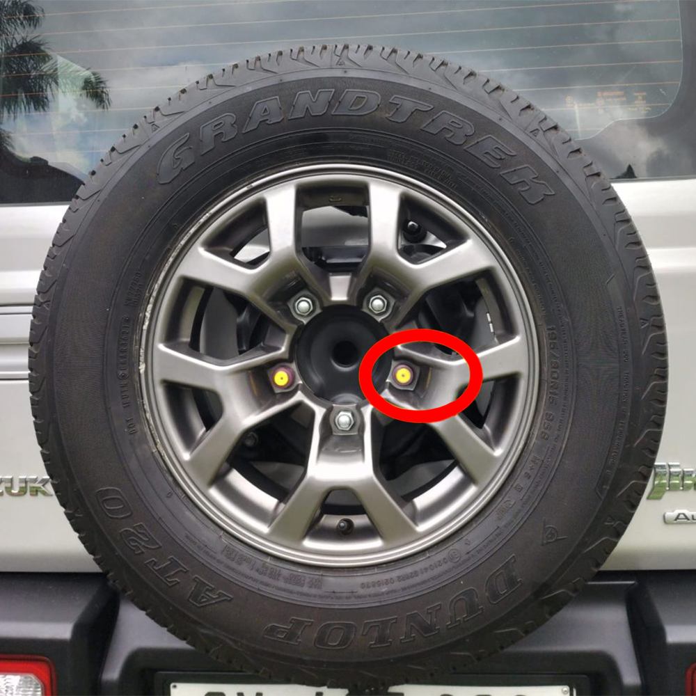 Jimny Spare Wheel Fox Lock