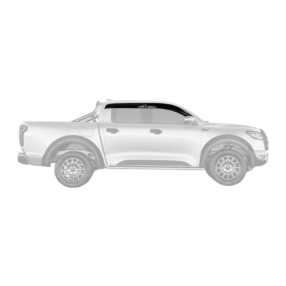 GWM P-Series Weather Guards Smoked