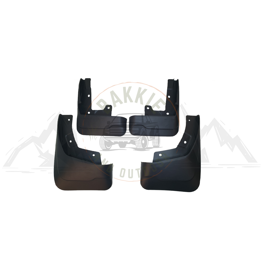 GWM P-Series 2019+ Mud Flaps Black 4PC Commercial