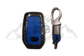 Toyota C Style Key Cover Carbon Fibre Blue