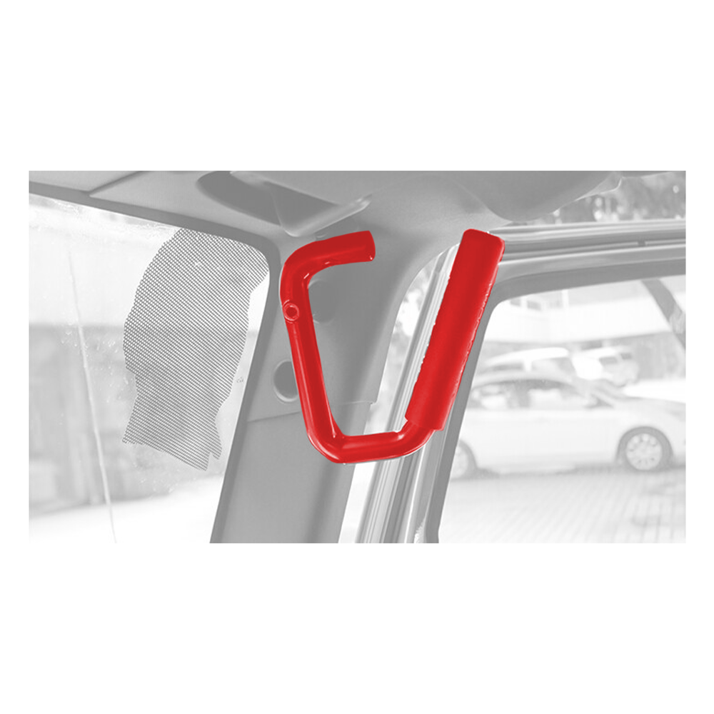 Jeep Front Grab Handle Red Set Wild Boar
