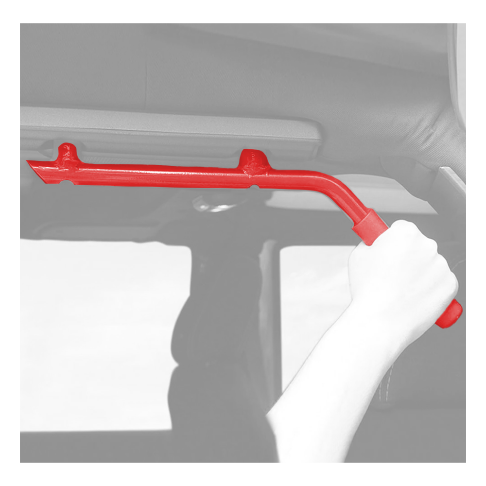 Jeep Rear Grab Handle Red Set Wild Boar