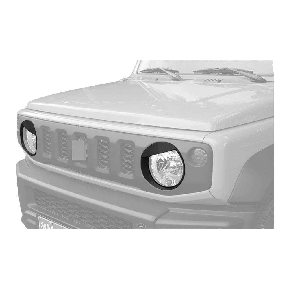 Suzuki Jimny 2019+ Head Light Cover Angry Style Bl