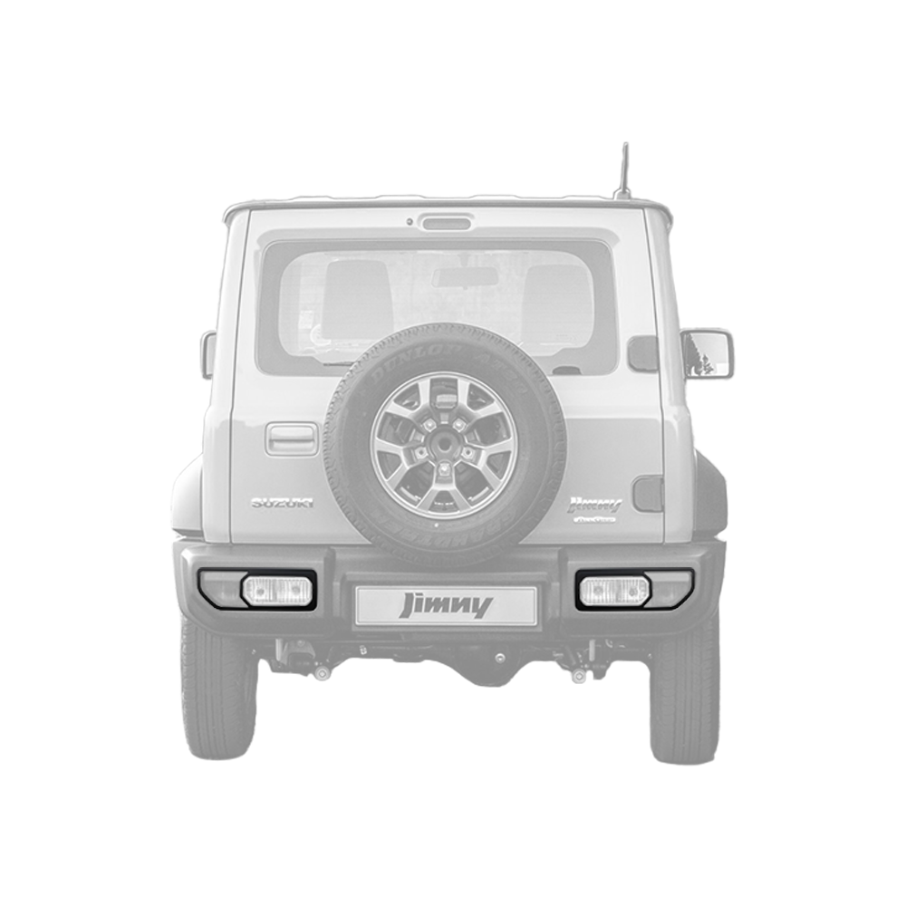 Jimny 2018+ Tail Light Covers Black (3&5)