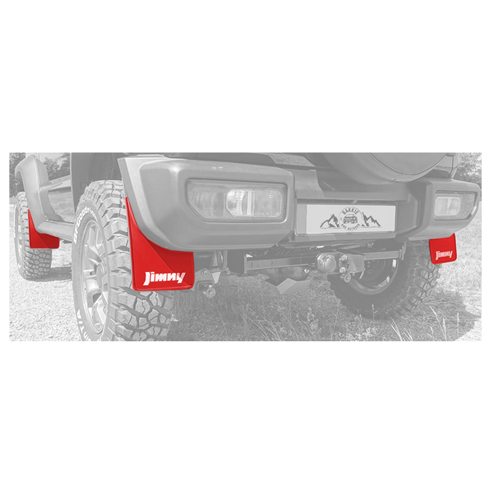 Jimny 2018+ Mud Flaps Red (3 and 5 Door)