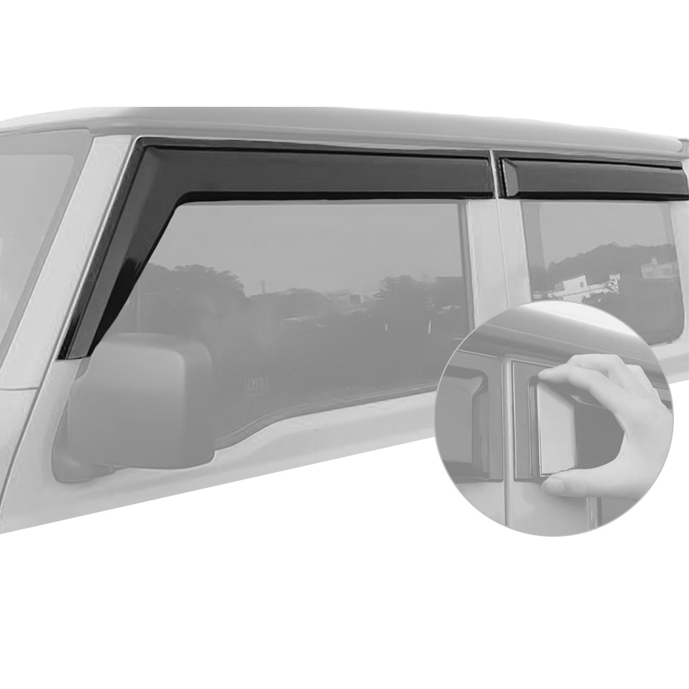Suzuki 2018+ Jimny Weather Guards Square Shape