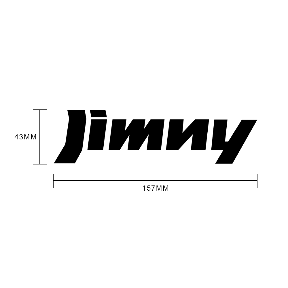 Suzuki Jimny Emblem Rear M/B 157x43mm