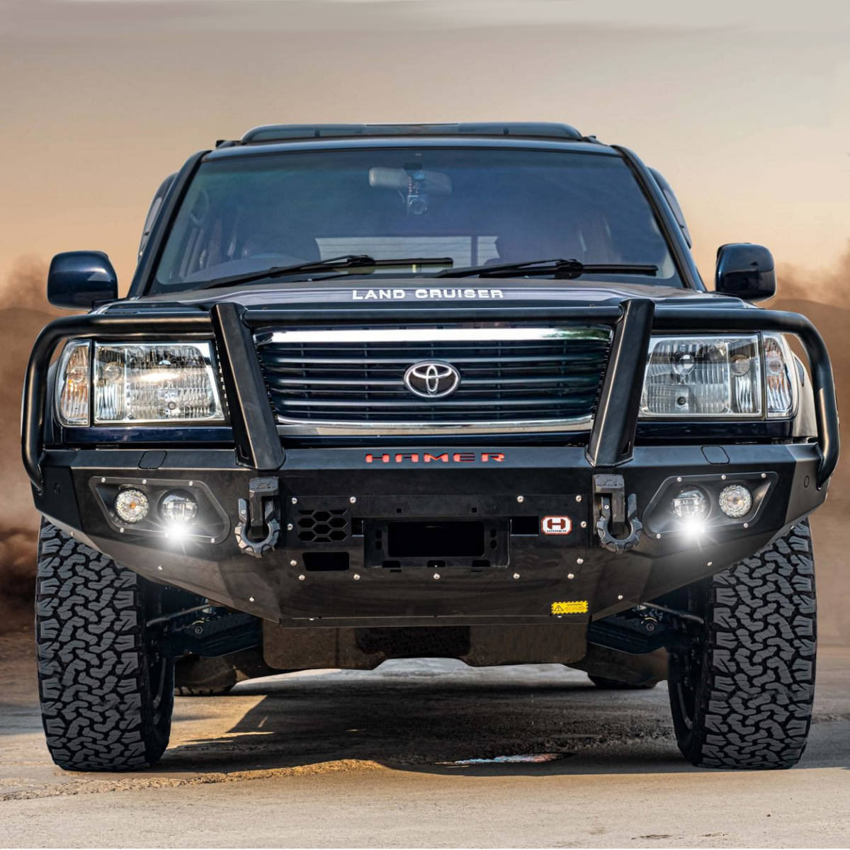 Hamer Toyota Land Cruiser 100 King PLUS Series Front Bumper - Hamer product image