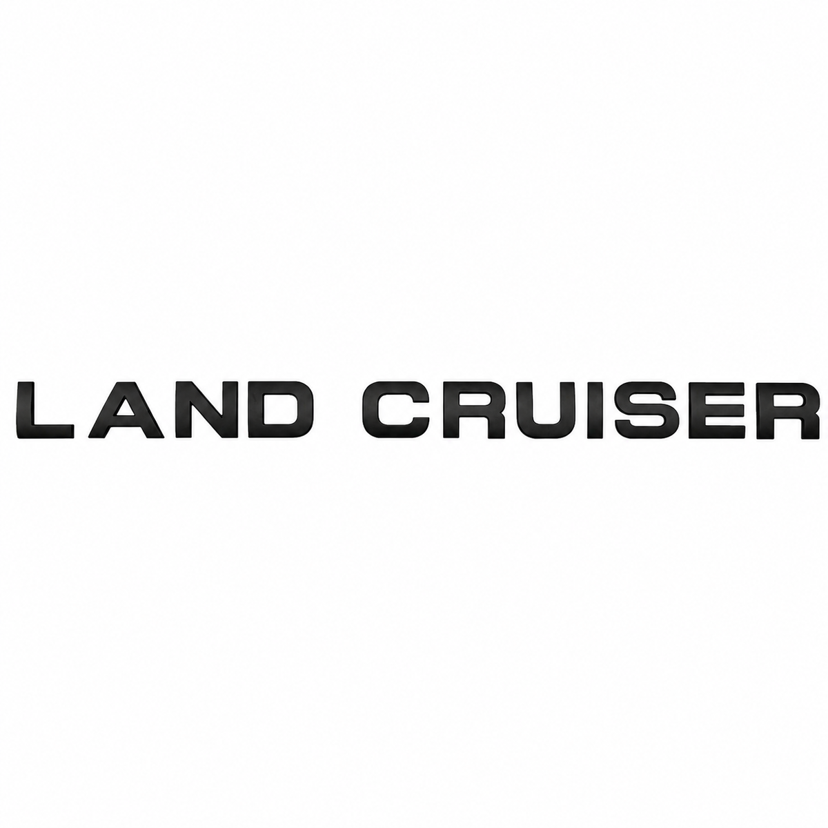 Toyota 3D "Land Cruiser" Logo Black
