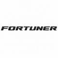 Toyota 3D "Fortuner" Logo Black