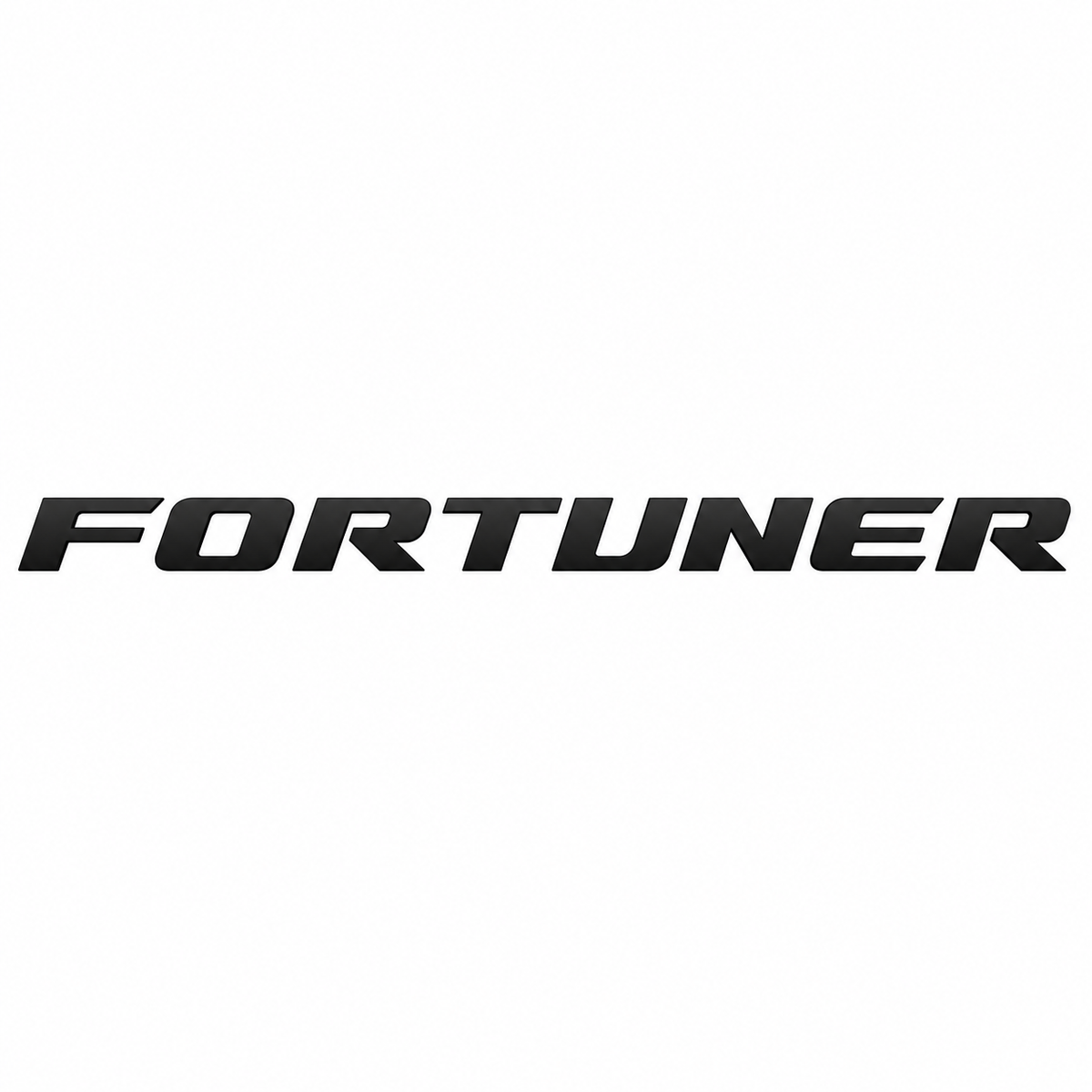 Toyota 3D "Fortuner" Logo Black