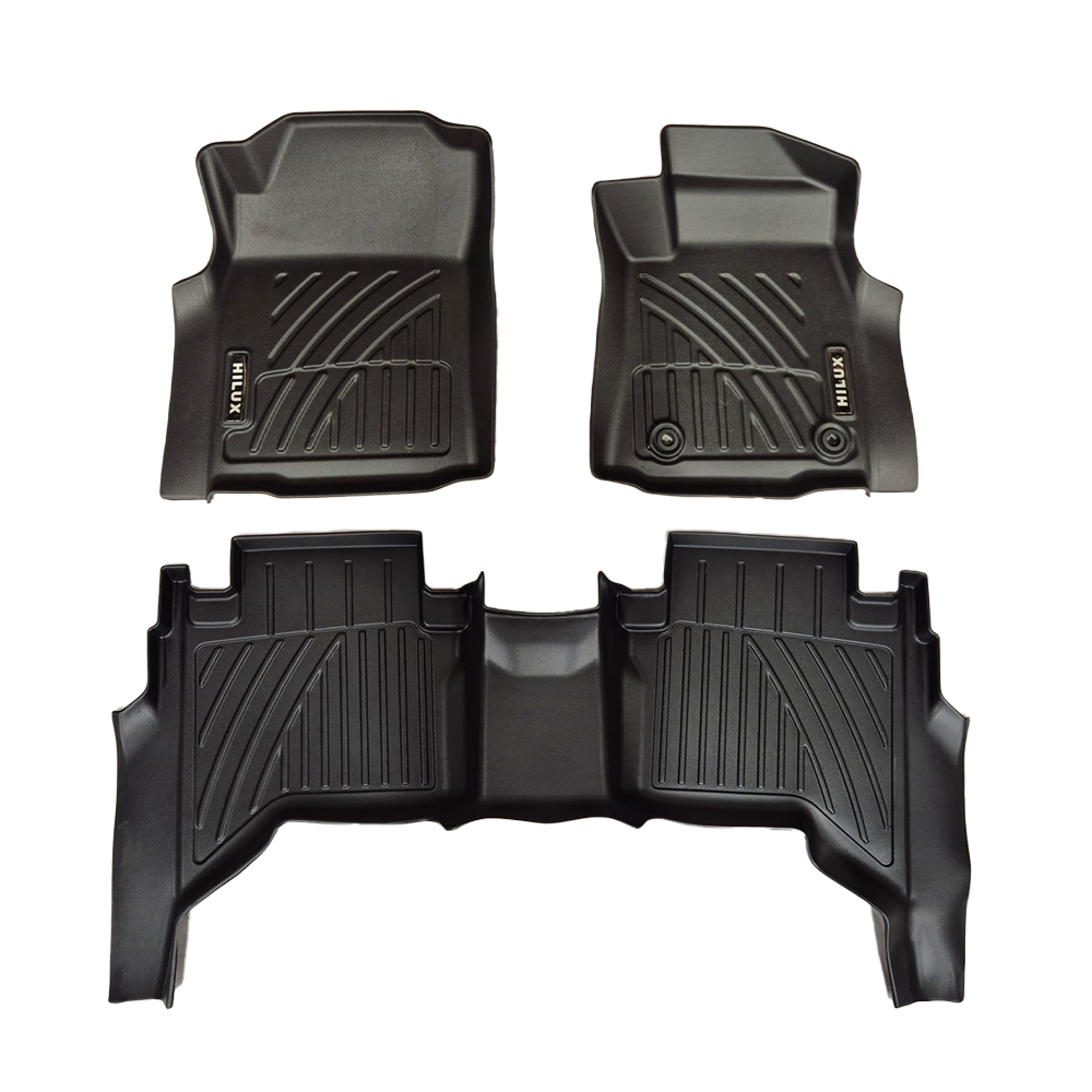 Toyota Hilux GD6 2016-2025 3D Foot Mat D/C 3pcs