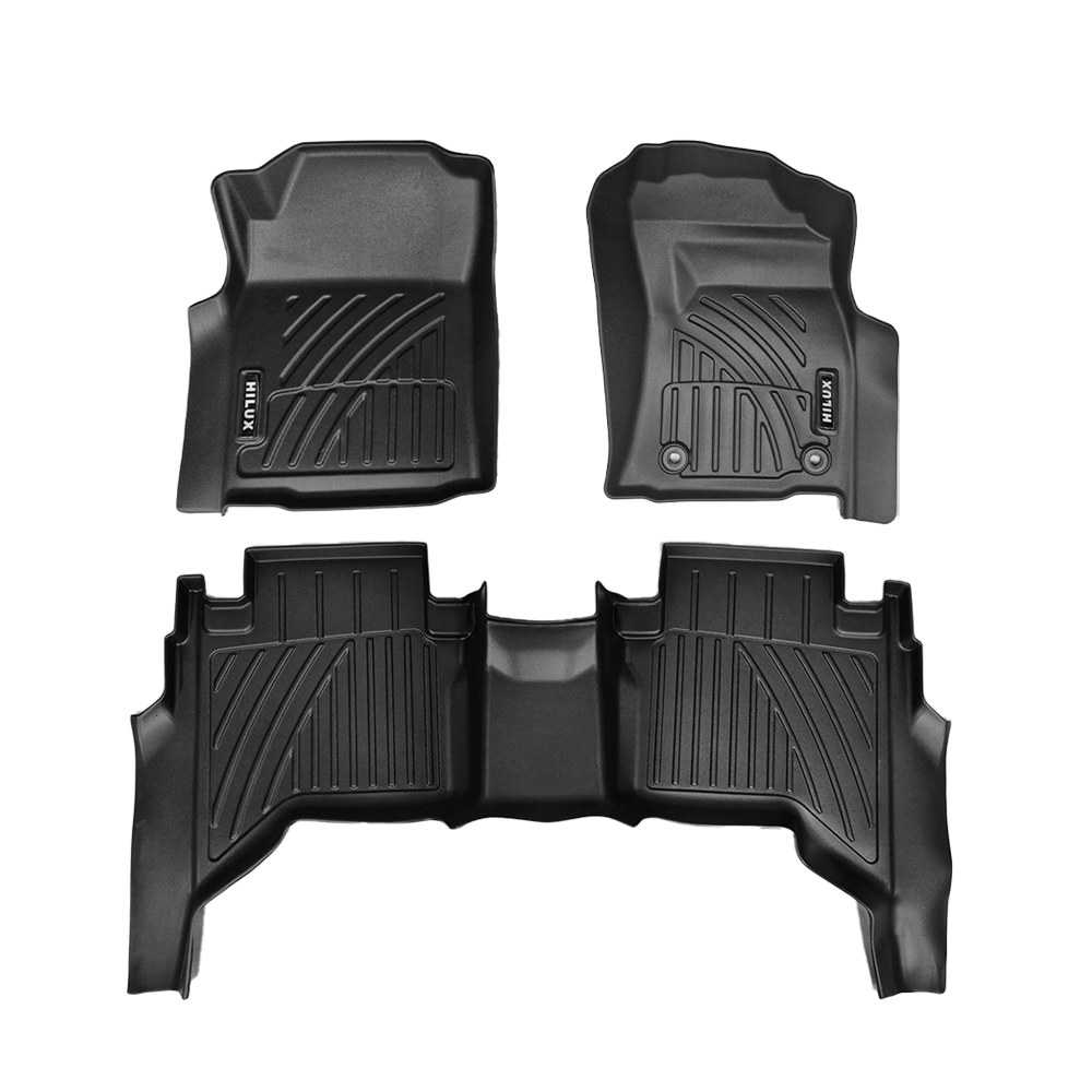 Toyota Hilux GD6 2016-2025 3D Foot Mat D/C 3pcs