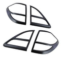 Mazda BT-50 2012-2020 Taillight Covers Matt Black