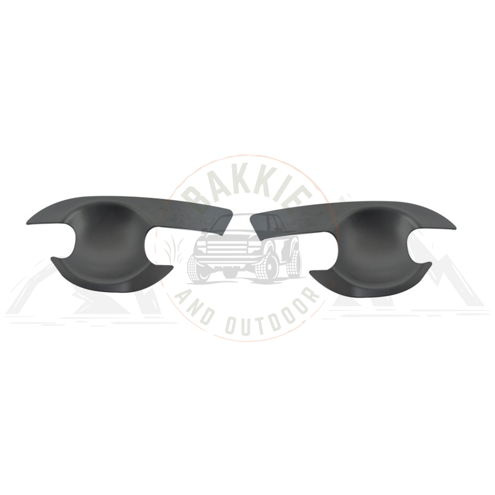 Mazda BT50 12-20 Door Handle Cups S/C Matt Black