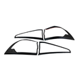 Isuzu MUX 21+ Tail Light Covers Matt Black