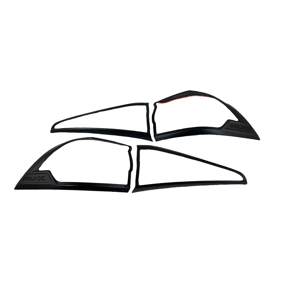 Isuzu MUX 21+ Tail Light Covers Matt Black