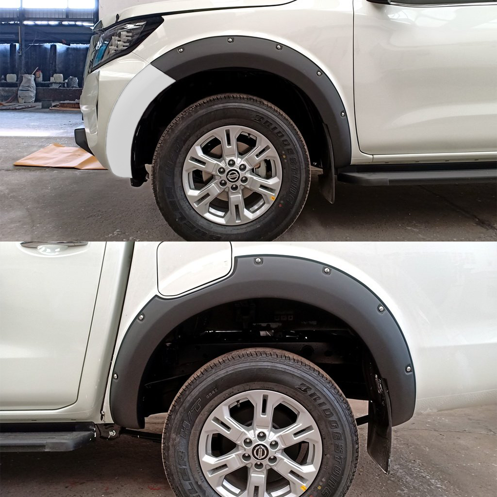 Navara 20-26 V7 Fender Flares (steel bumper only)