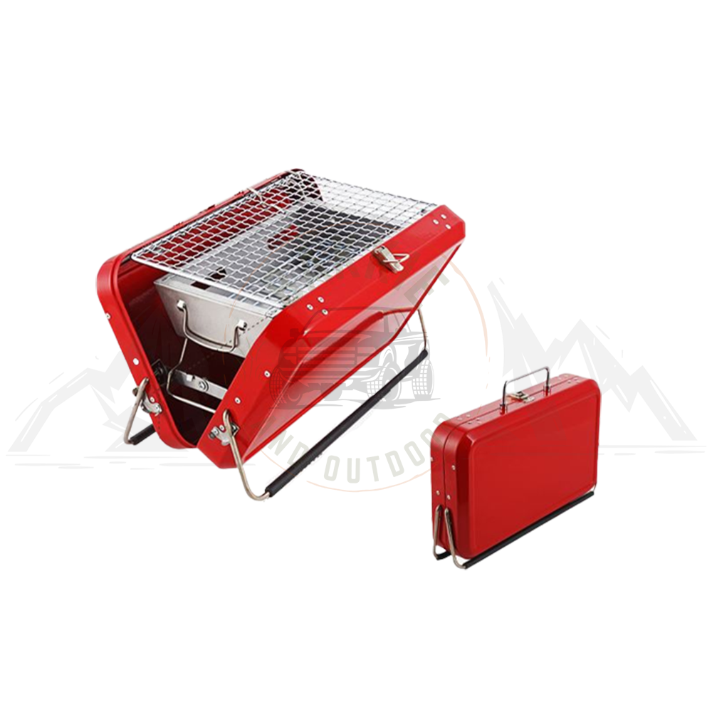 Portable Trunk Grill Red