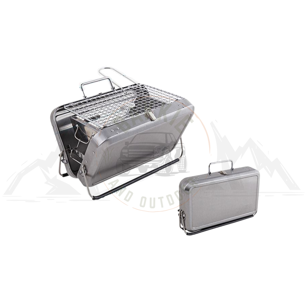 Portable Trunk Grill Silver