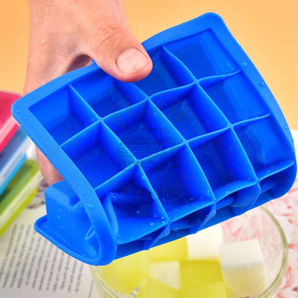 24 Grid Silicon Ice Tray Purple