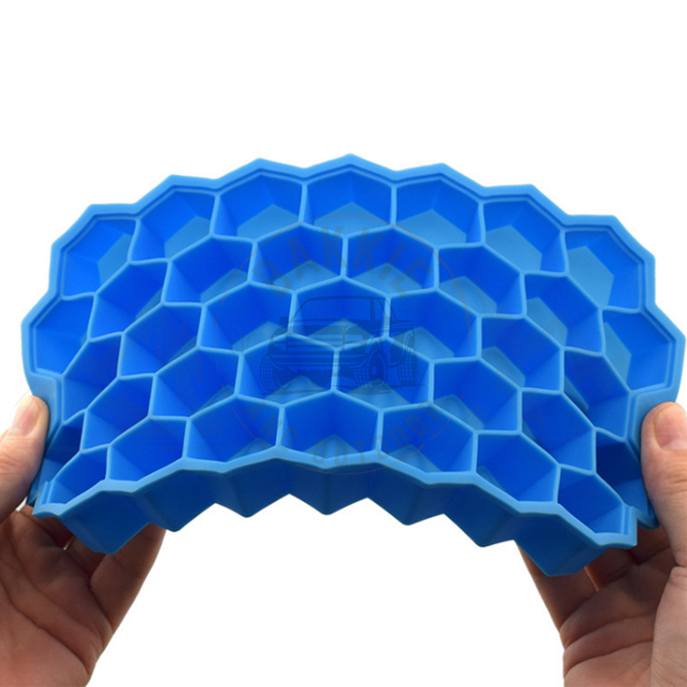 37 Grid Silicon Ice Tray Pink