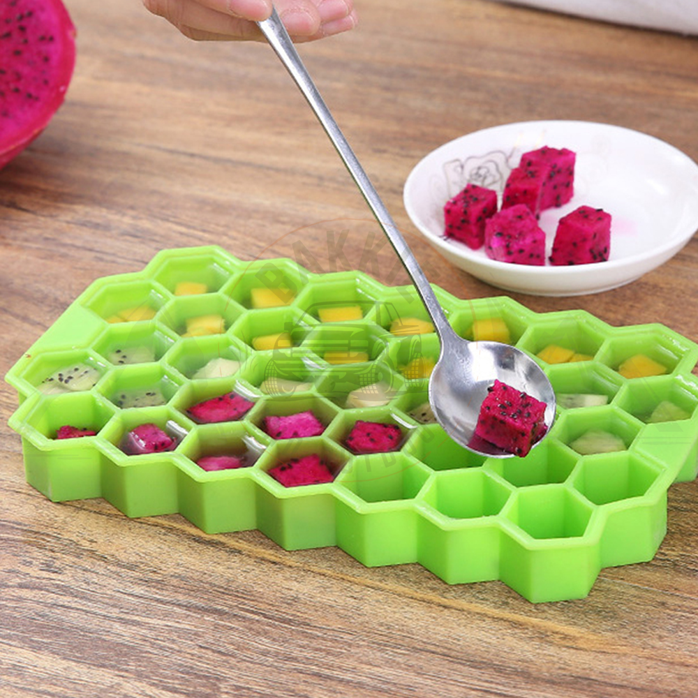 37 Grid Silicon Ice Tray White