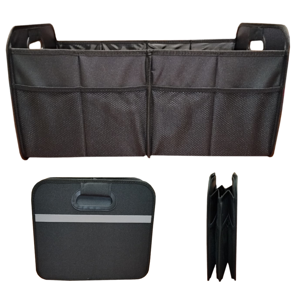 Car Trunk Organizer - 55L 600D Oxford Black