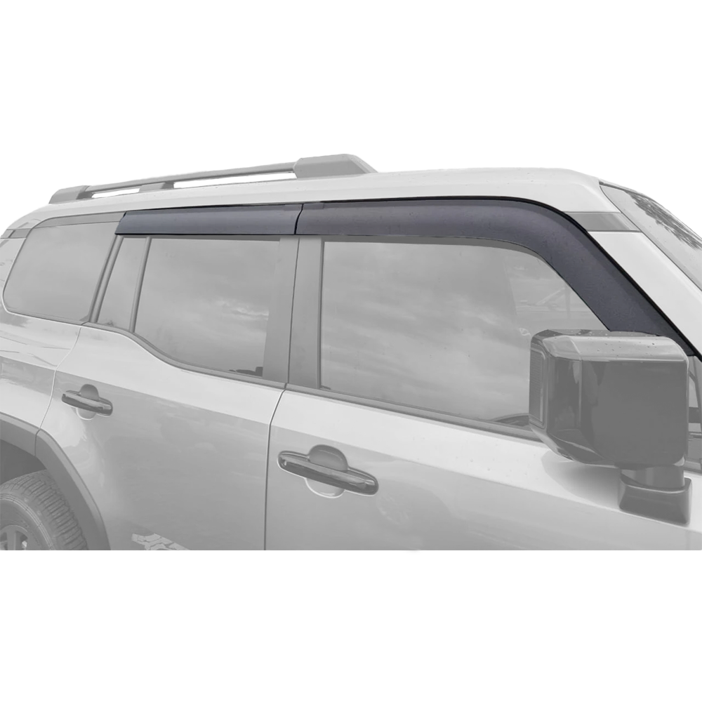 Toyota Prado 250 Weather Guards Matte Black