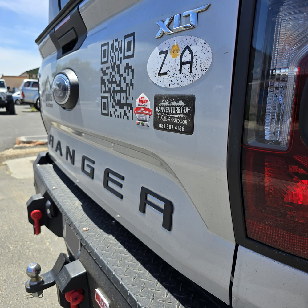Ford Ranger 22+ "RANGER" Letters Tail Gate