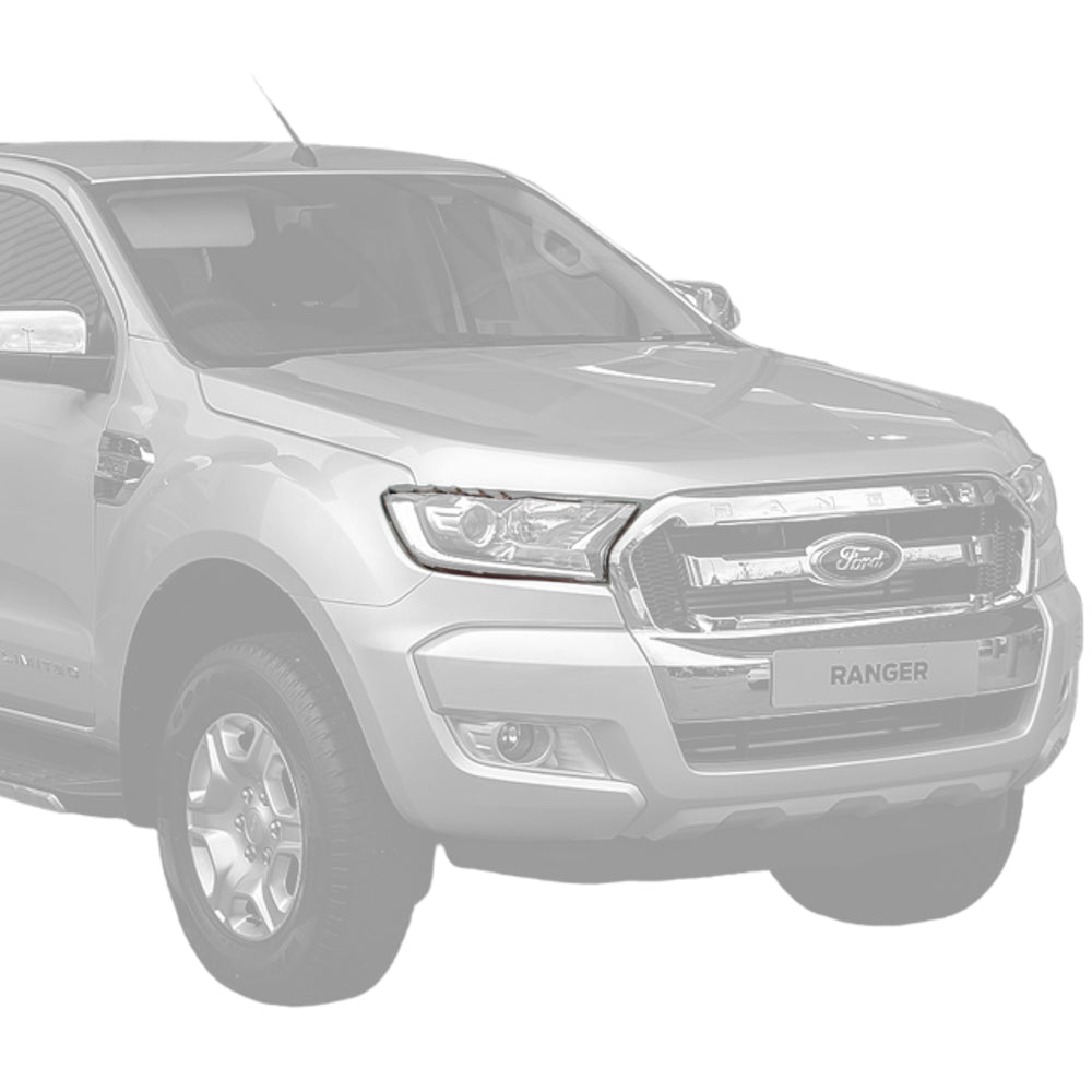 Ranger 2016-2022 Headlight Cover Ridges Chrome