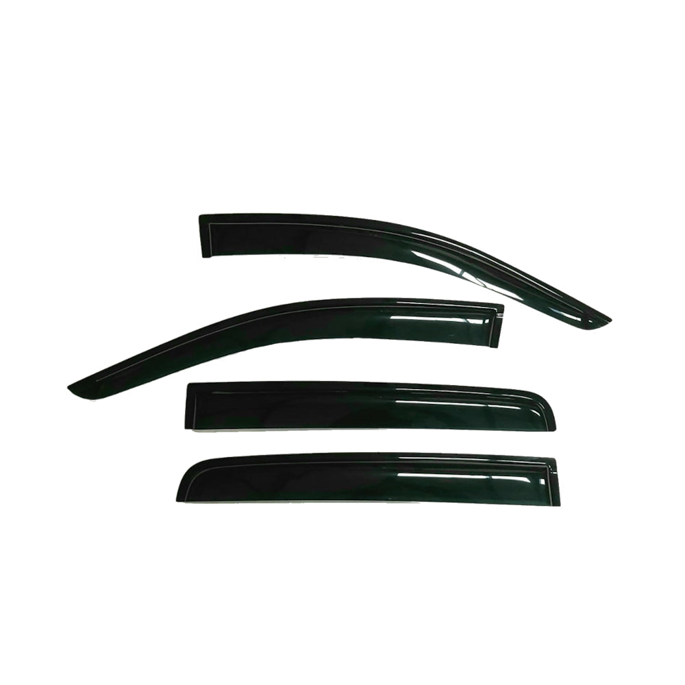 Ford Ranger 12-22 D/C Weather Guards Black No Logo