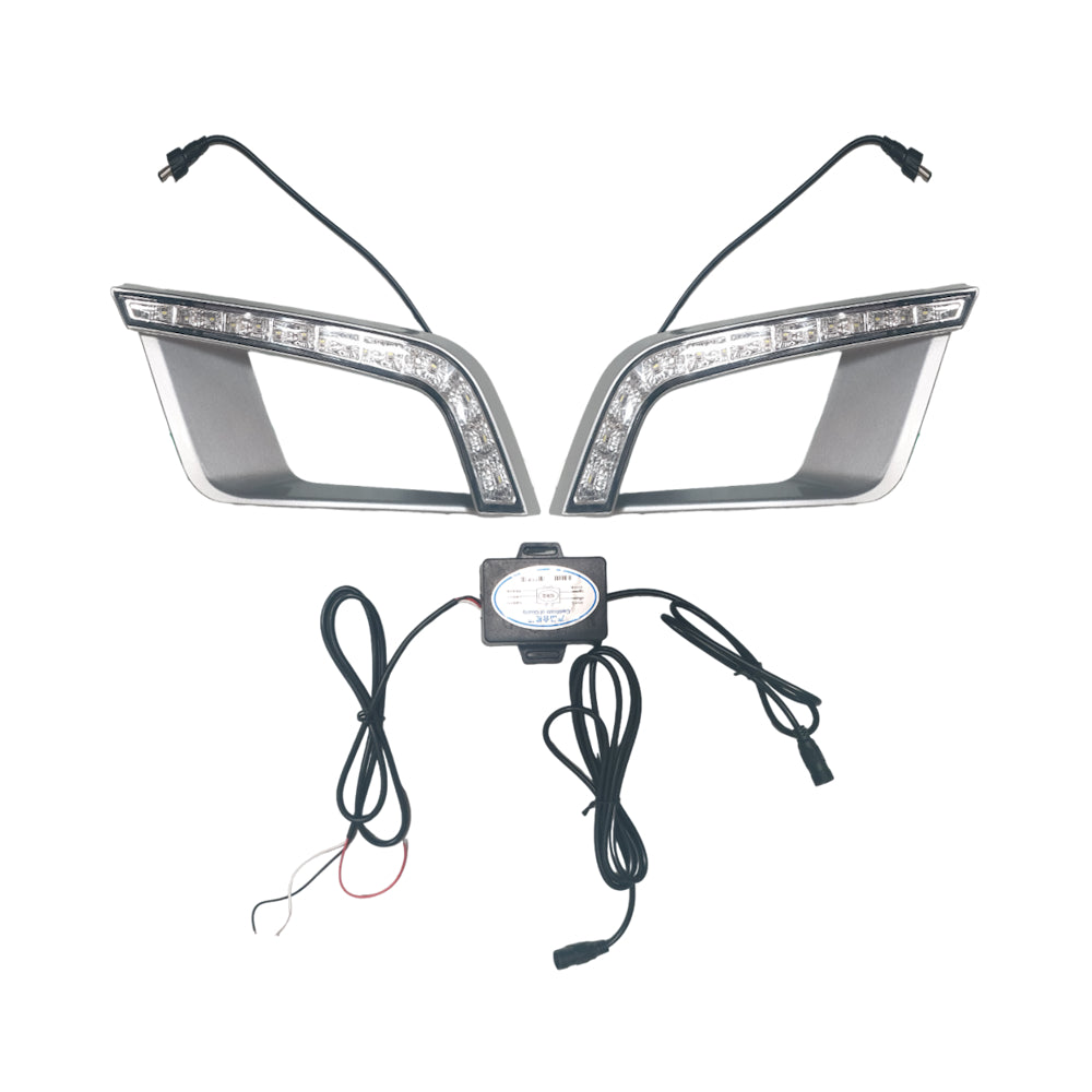 Ford Ranger T7 (2016-2019) Wildtrak DRL Fog Light Trims - Square