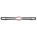 Ranger 2022+ Front Grill Trim M/B with Red XLT