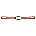 Ranger 2022+ Front Grill Trim Red with M/B XLT