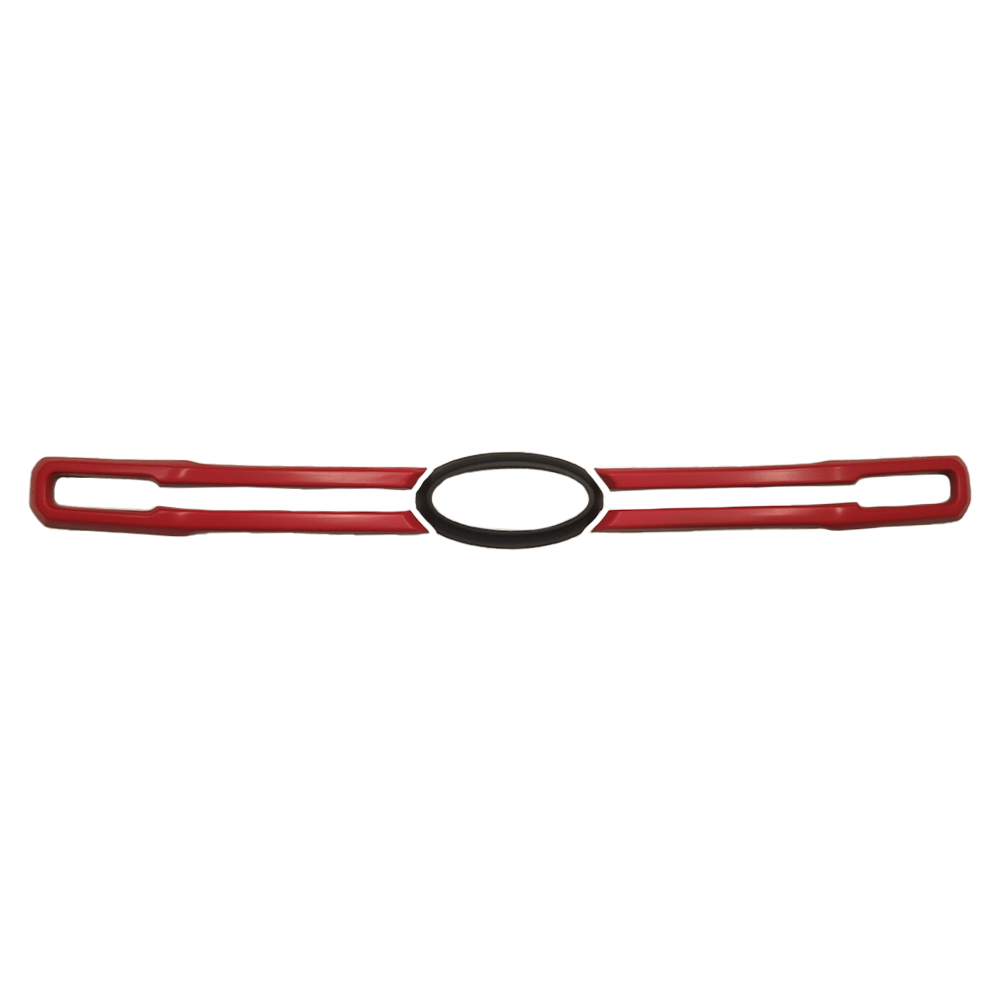 Ranger 2022+ Front Grill Trim Red with M/B XLT