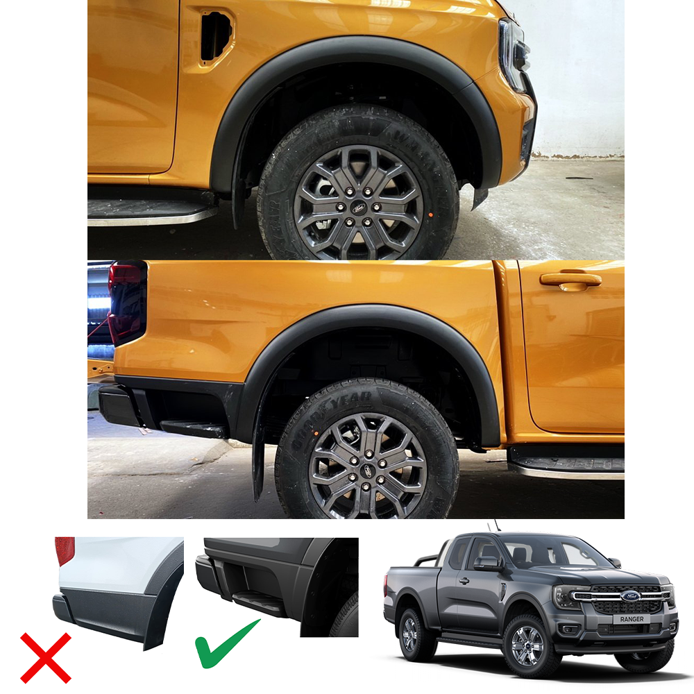 Ranger 2022+ V8 Fender Flares D/C OP XLT (WORS)