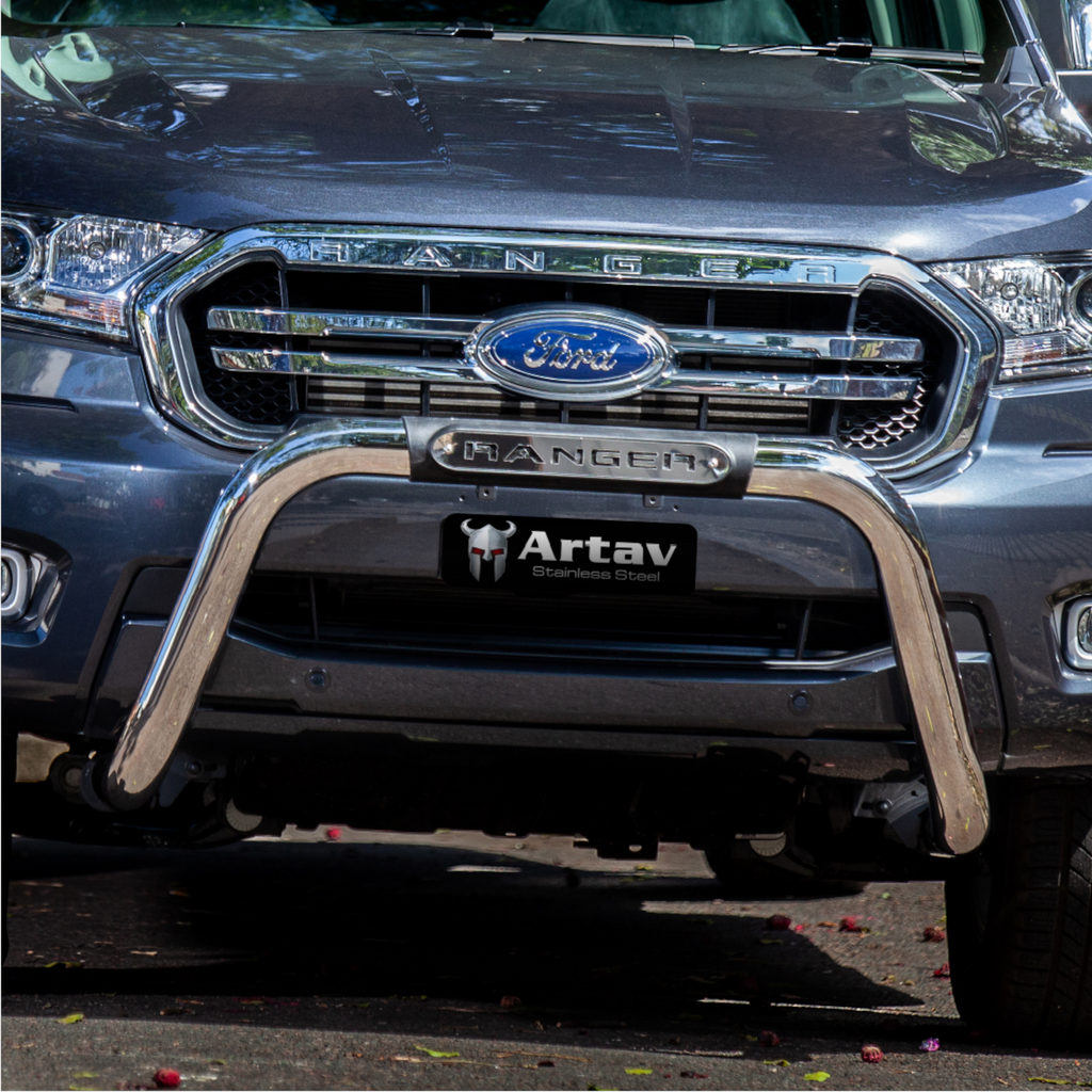 ARTAV Ford Ranger (2016-2022) T6 Facelift PDC Nudge Bar - Stainless Steel