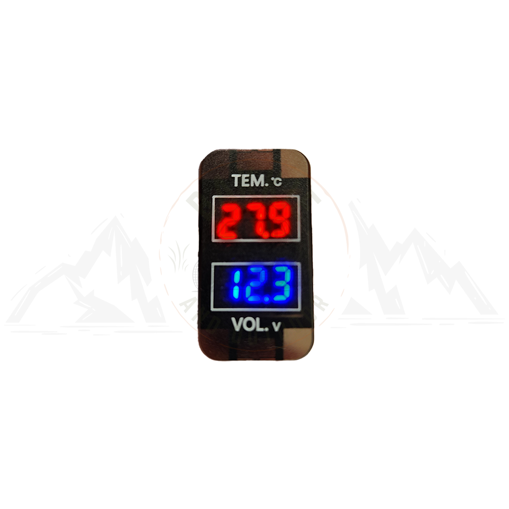 Toyota Hilux Big Temp and Volt meter 2004-2015
