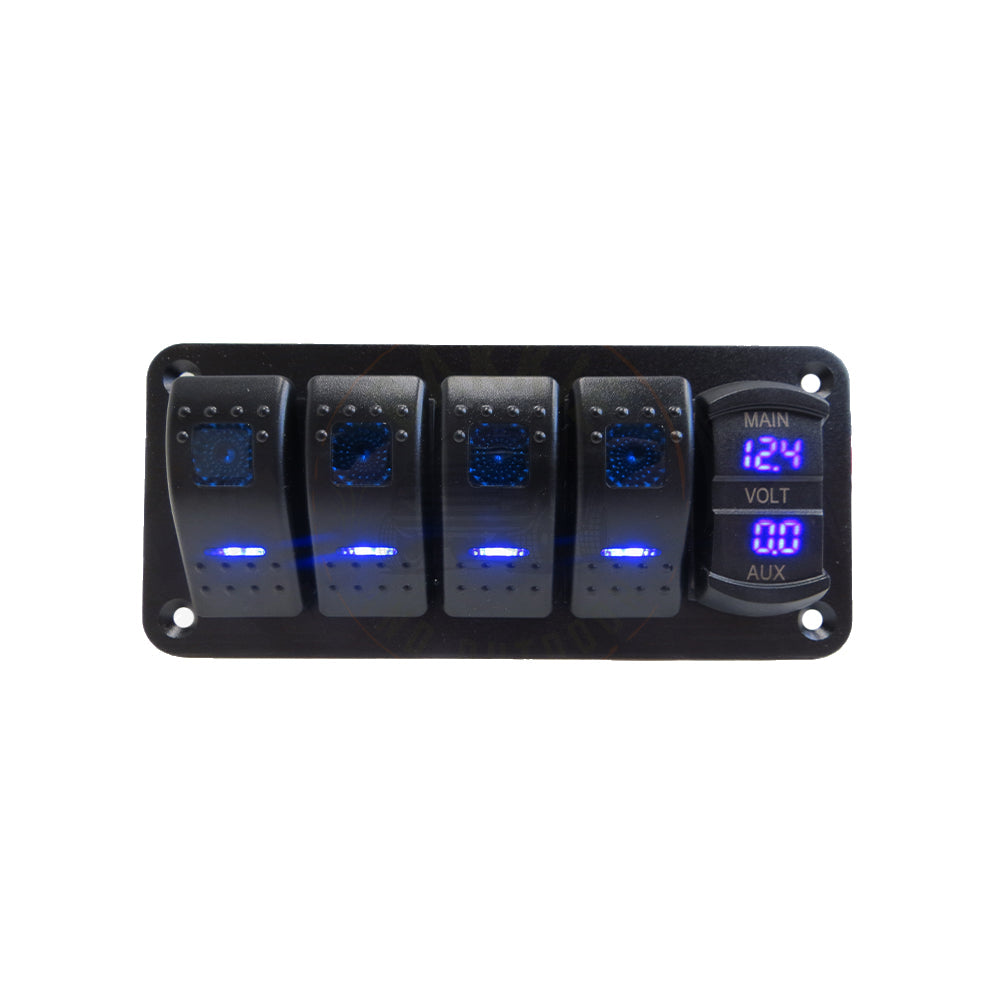 5 Way Blue Gang Panel