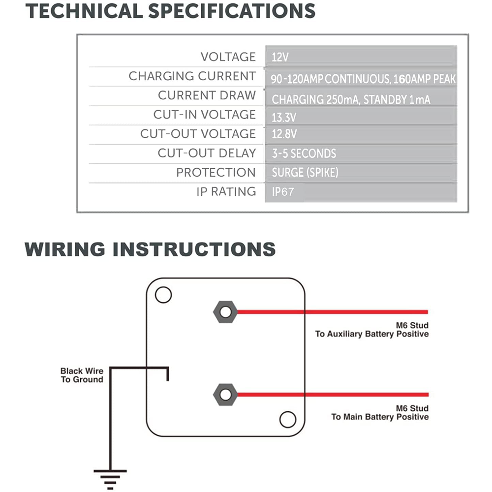 VSR Battery & Volt Switch