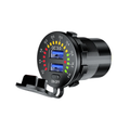 Volt Meter Color USB Dual Charge