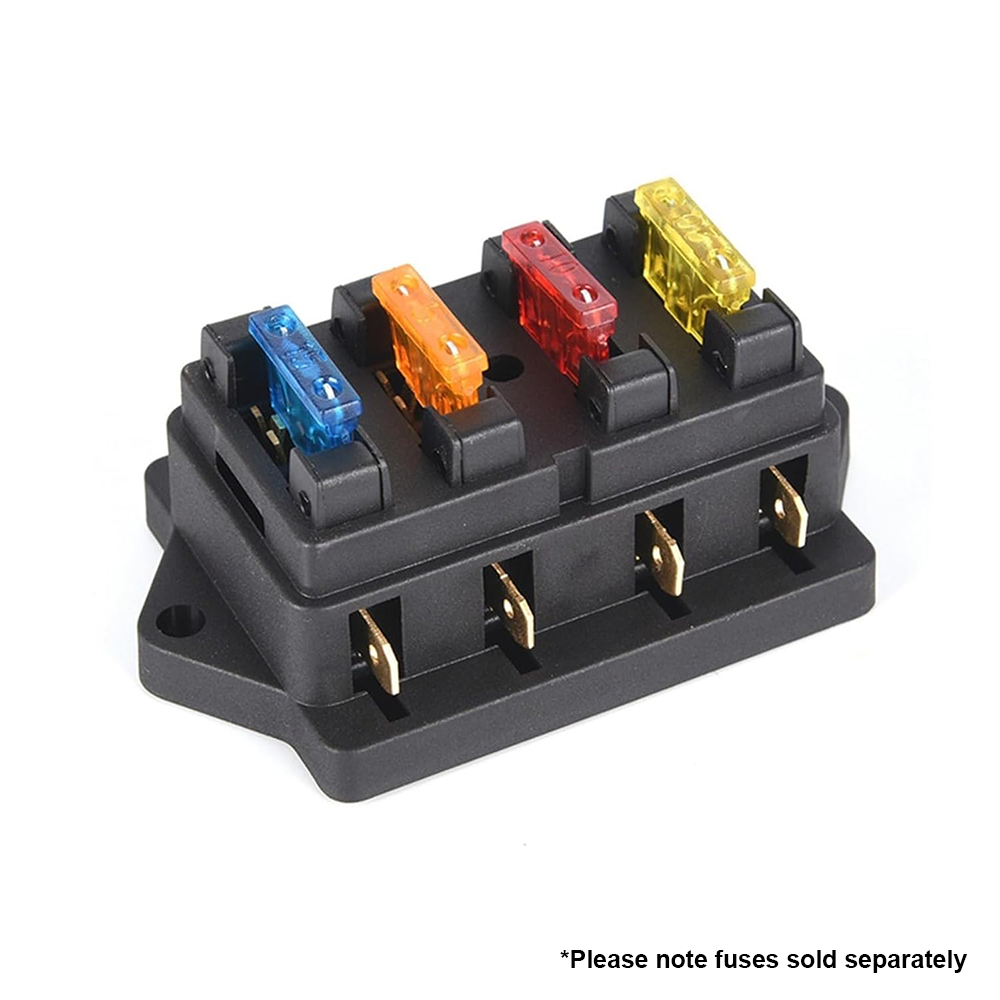 4 Way Fuse Box - Standard Fuse